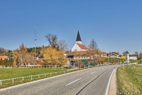 Gemeinde Geratskirchen Landkreis Rottal-Inn Geratskirchen Kirche (Dirschl Johann) Deutschland PAN